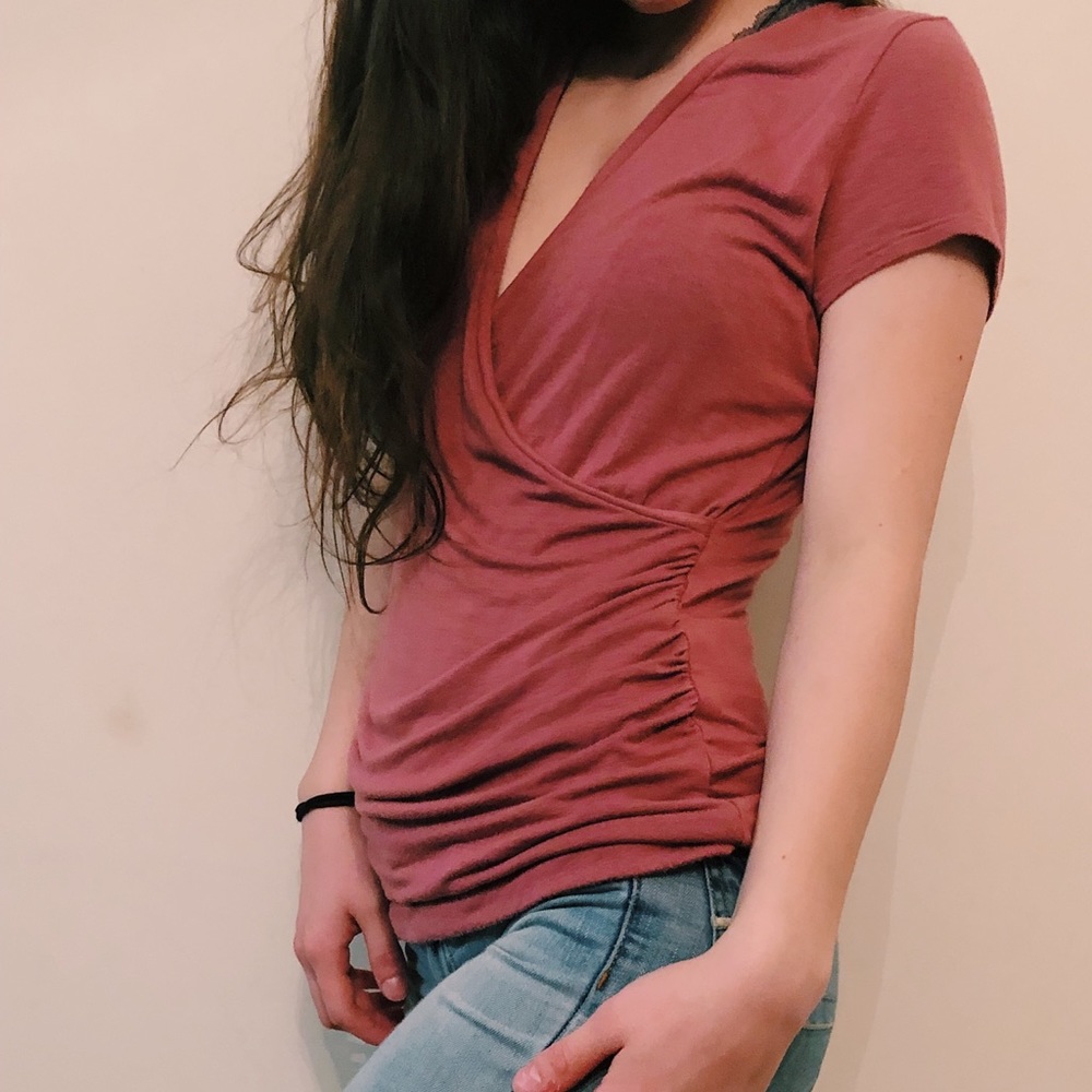 Banana Republic Wrap Top Size Small